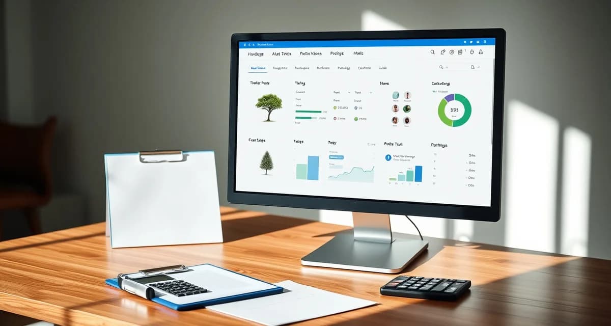 Tree service software evaluation dashboard ArboStar tree service management software dashboard showing job scheduling and reporting features for small companies