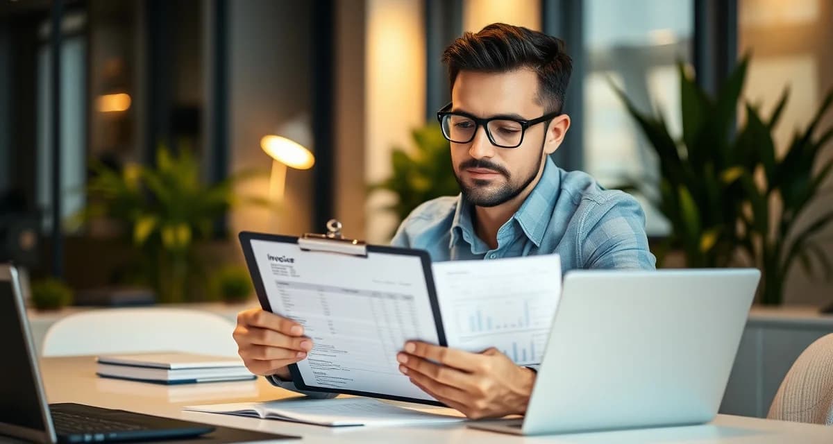 Professional invoice collection management for tree service companies Tree service business owner managing overdue invoices and late payment collections professionally