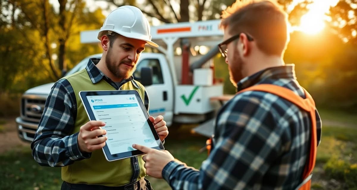 Tree service software quoting capabilities comparison FieldPulse quoting features review interface for tree service companies comparing estimate builders and quote tools