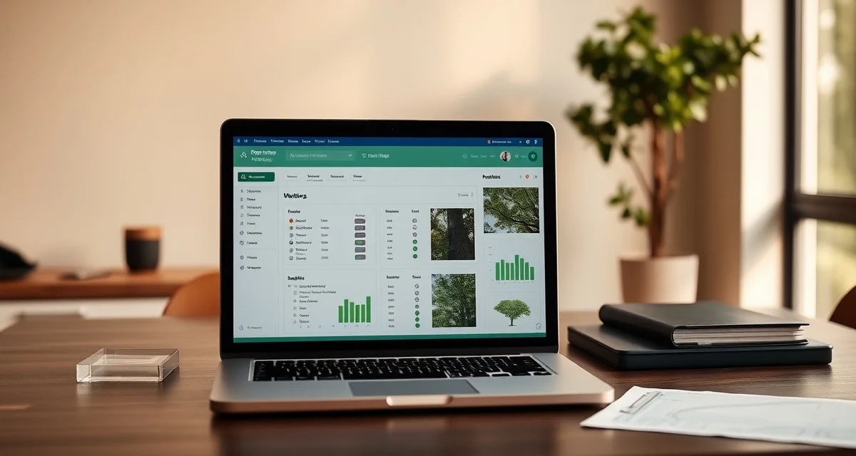 Tree trimming software platform interface comparison FieldPulse field service management platform dashboard for tree trimming businesses showing job scheduling and estimates interface