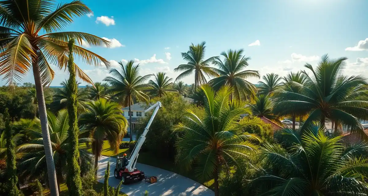 Tree service management software designed for Florida's unique tropical climate Florida tree service software platform helping arborists manage year-round operations and hurricane season scheduling efficiently