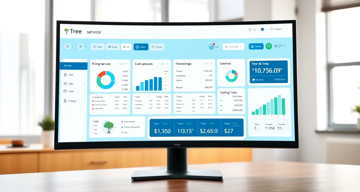 Pricing comparison interface for tree service management software SingleOps pricing comparison dashboard showing tree service software costs and feature breakdown for 2026.