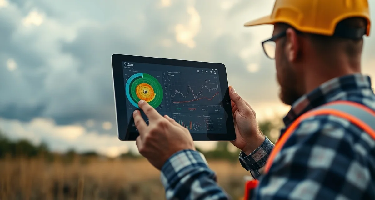Storm forecasting technology for tree companies Tree service manager using storm demand forecasting software to predict emergency jobs and prepare crew scheduling in advance