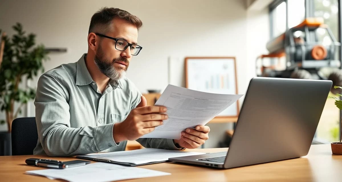 Building a successful tree service business with proper operations Tree service business owner organizing operational systems and documentation for growing a tree removal company